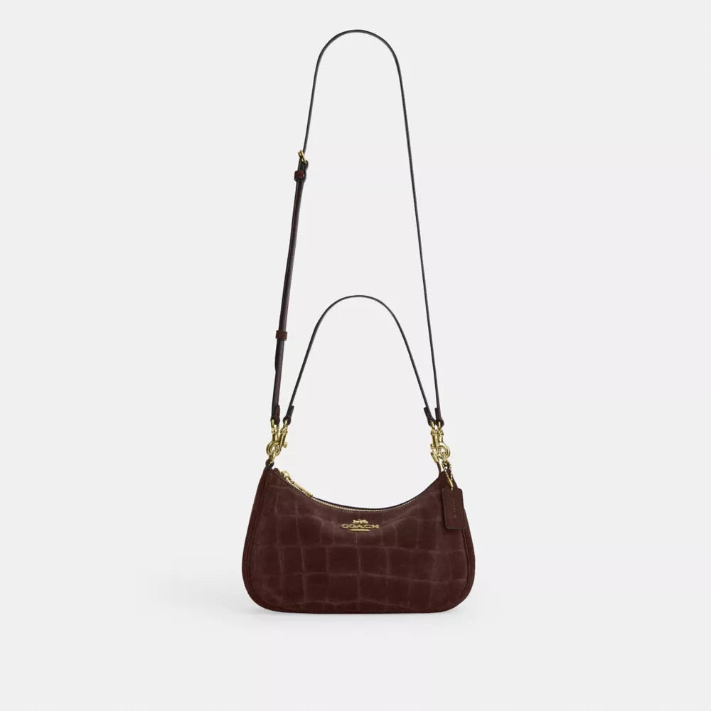 Soft Teri Shoulder Bag - Gold/Maple