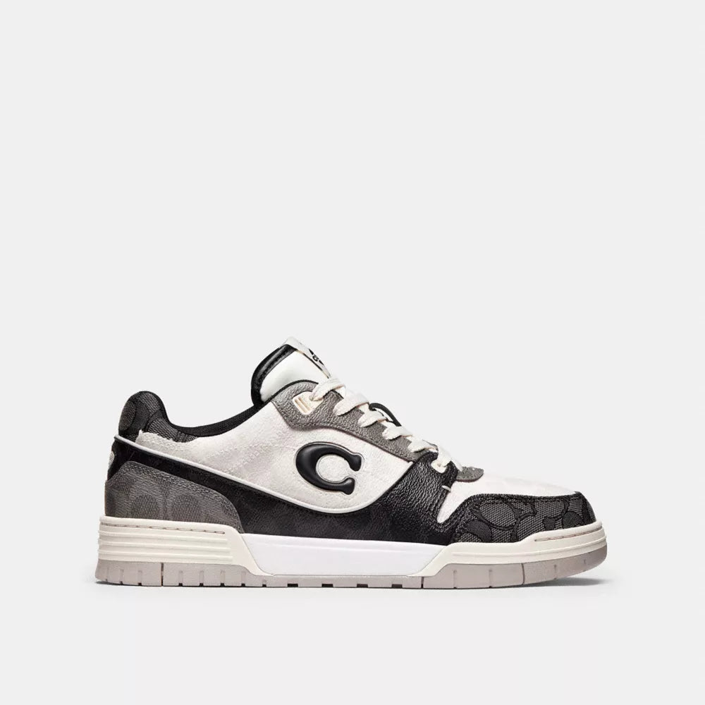 Soho Sneaker In Mixed Signature - Black/Chalk