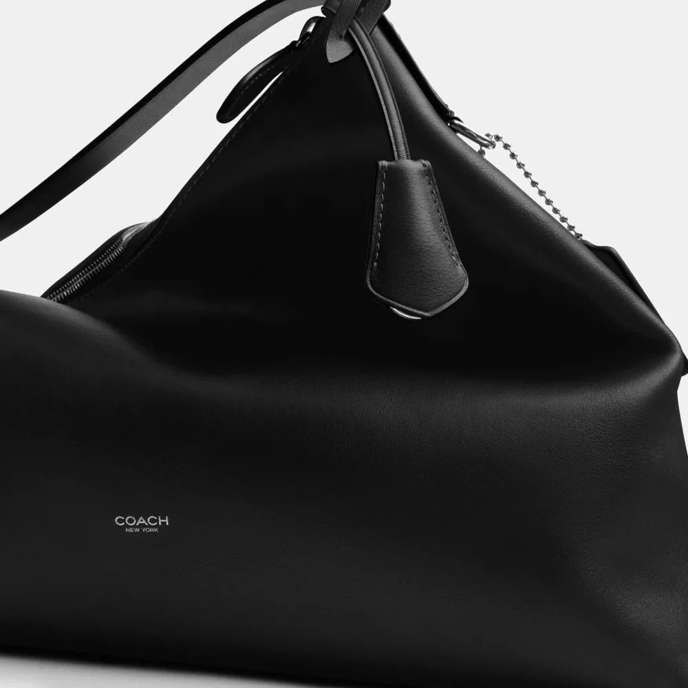 Mott Messenger Bag 38 - Natural Grain Leather/Black
