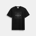 Signature Square T-Shirt In Organic Cotton - Black