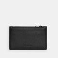 Zip Card Case - Gunmetal/Black