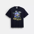 Rexy 10th Birthday Jungle Relaxed T-Shirt In Organic Cotton - Blue Multi