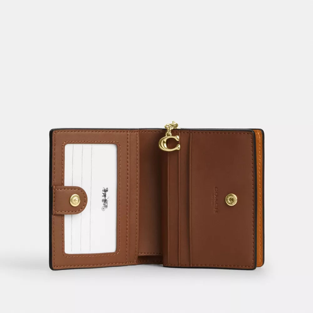 Snap Wallet - Gold/Brown