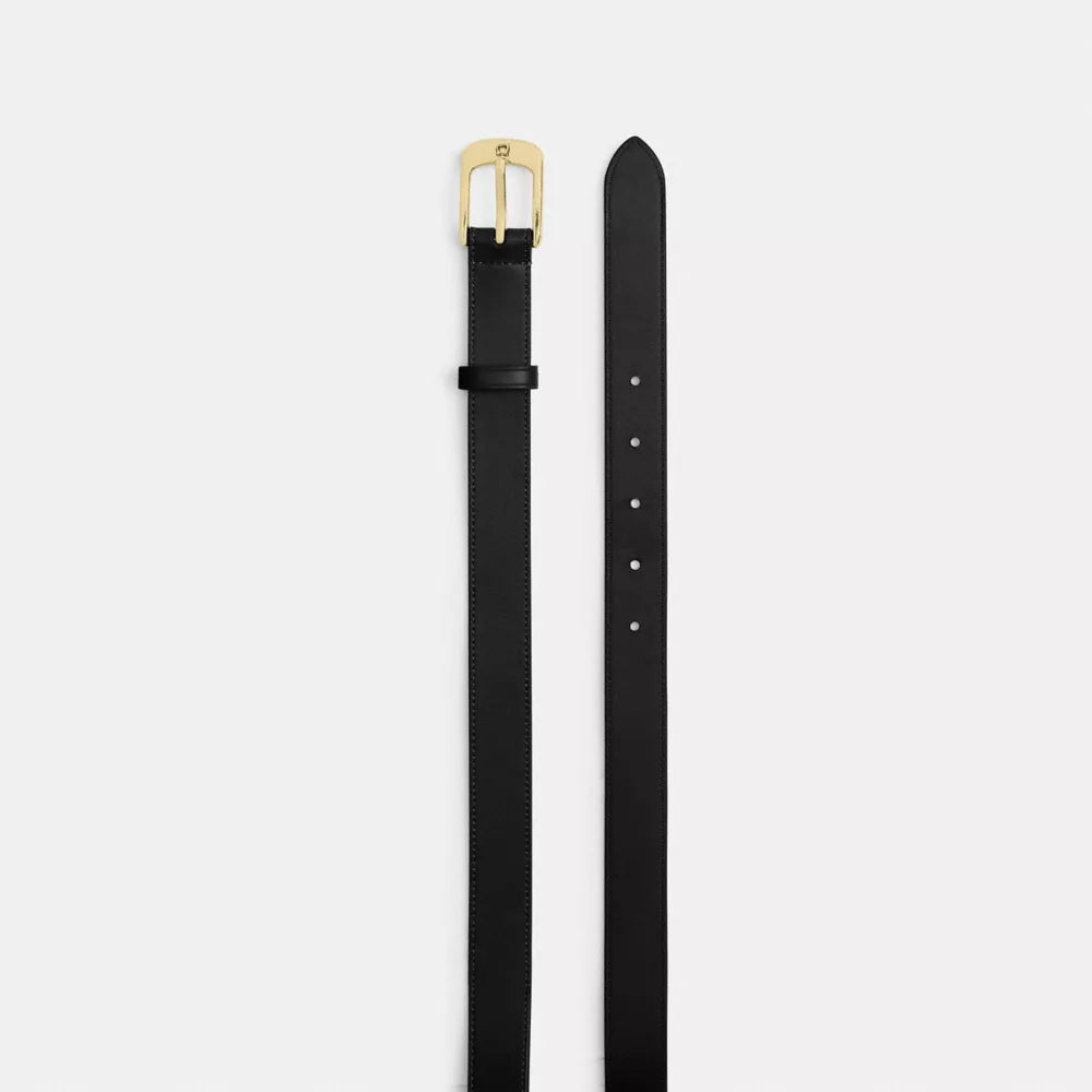 C Harness Buckle Belt, 25MM - Gold/Black