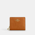 Snap Wallet - Gold/Brown