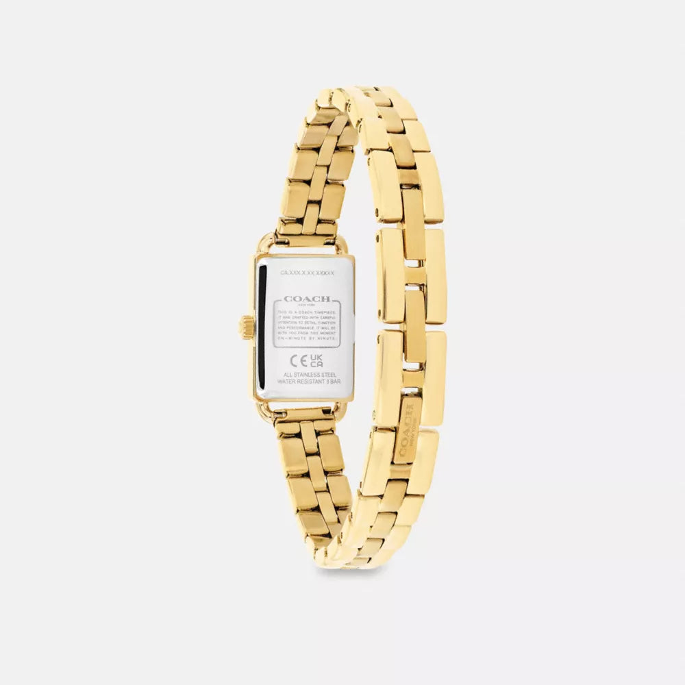 Mini Liz Watch, 17MM X 24MM - Gold