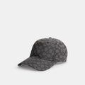 Signature Jacquard Baseball Hat - Charcoal