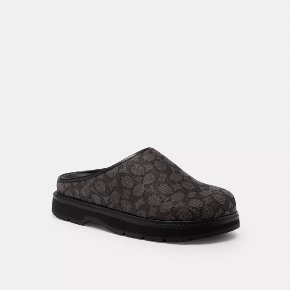 Sport Clog In Signature Jacquard - Signature Jacquard/Graphite/Black