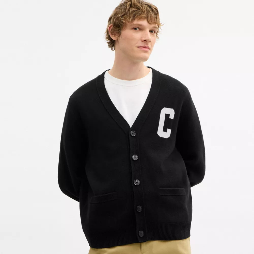 Coach Cardigan - Black