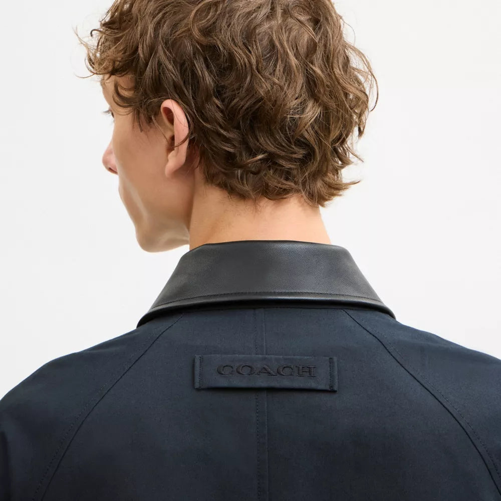 Lightweight Overcoat - Black