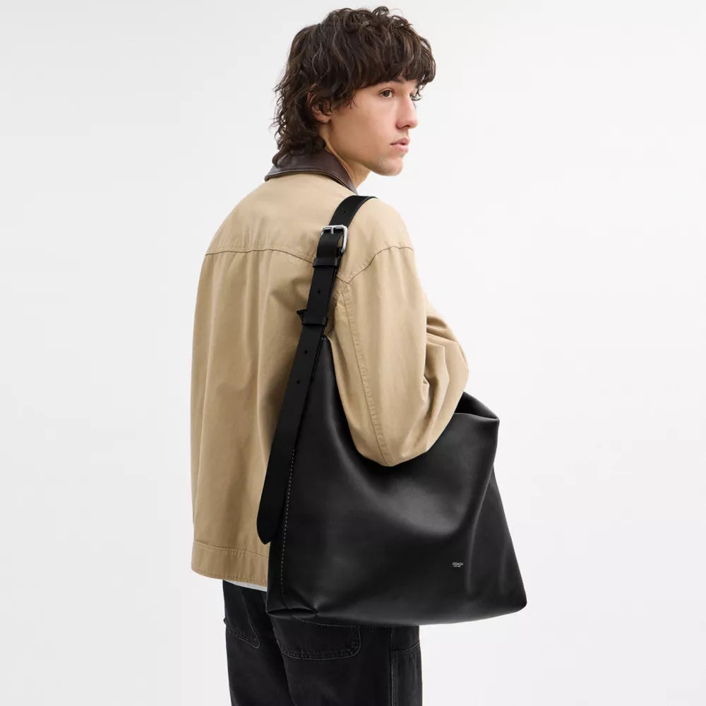 Mott Messenger Bag - Smooth Leather/Black