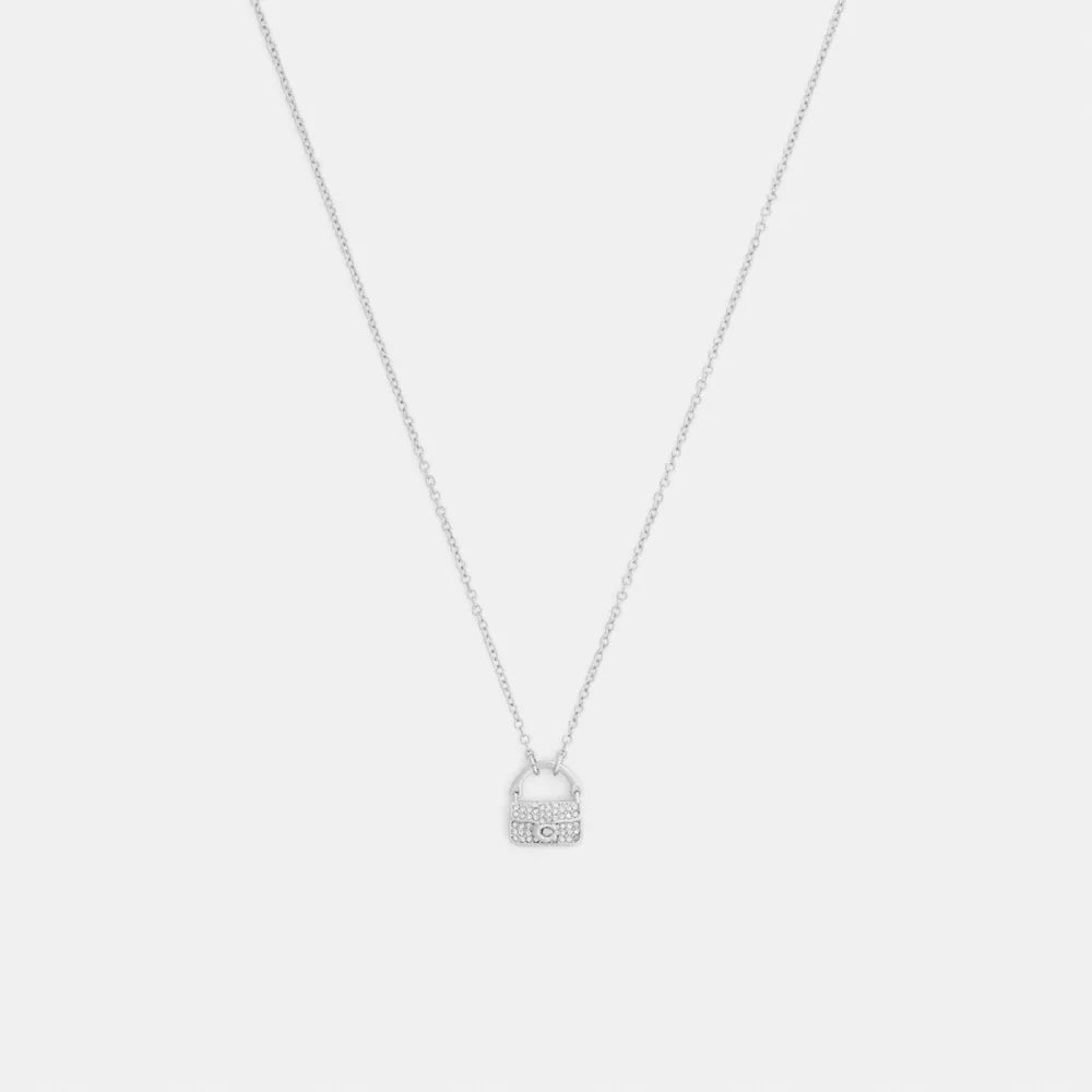 Pavﾨﾦ Tabby Pendant Necklace - Silver/Clear