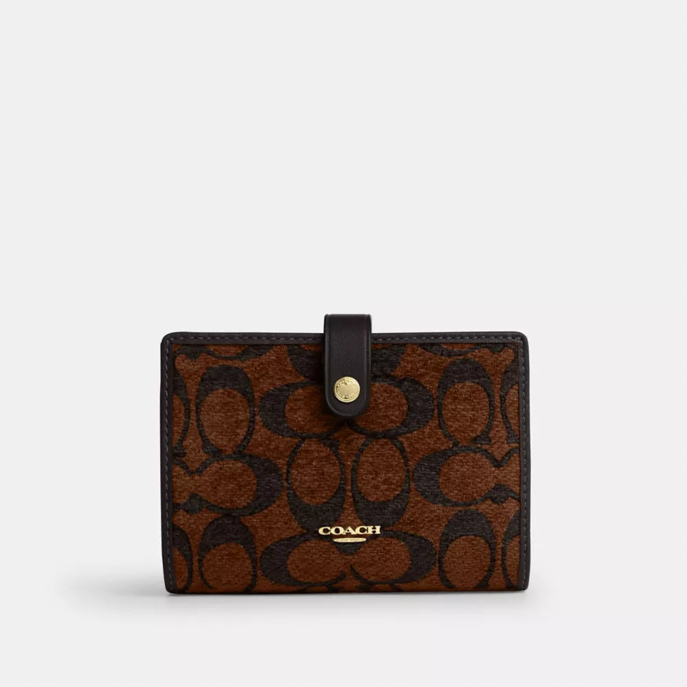 2-In-1 Wallet In Signature Chenille - Signature Chenille/Gold/Truffle