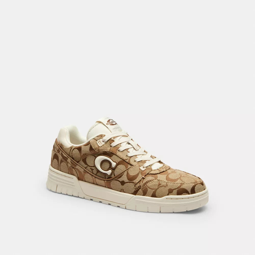 Soho Sneaker In Signature Sateen Jacquard - Chalk Multi
