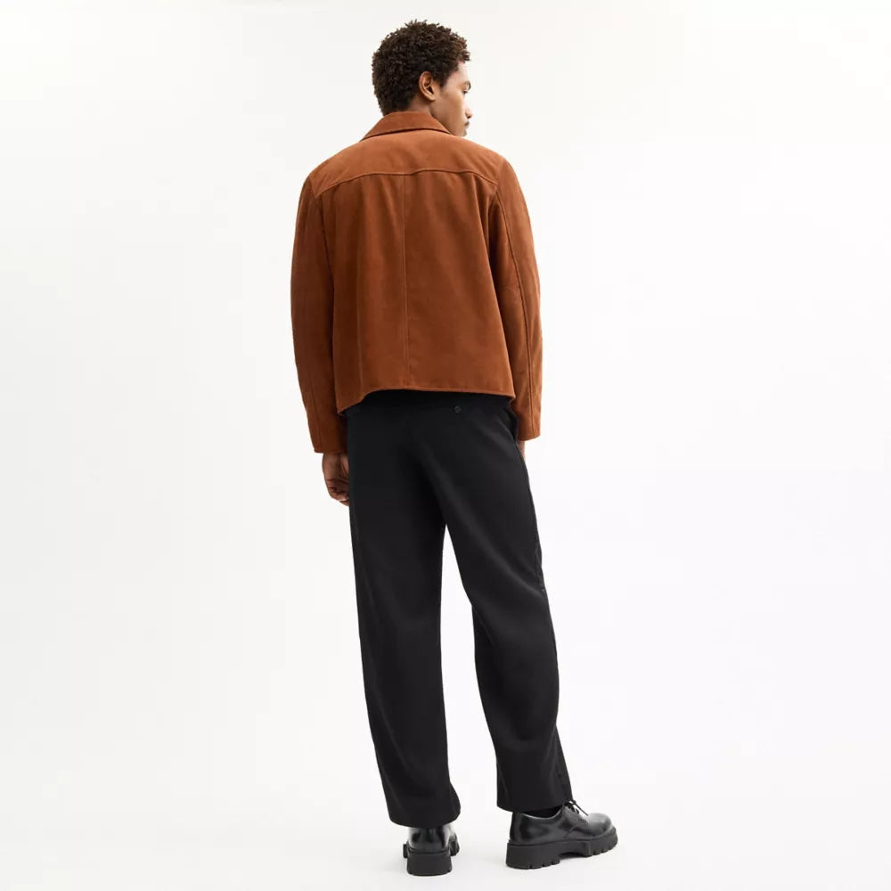 Suede Jacket - Brown