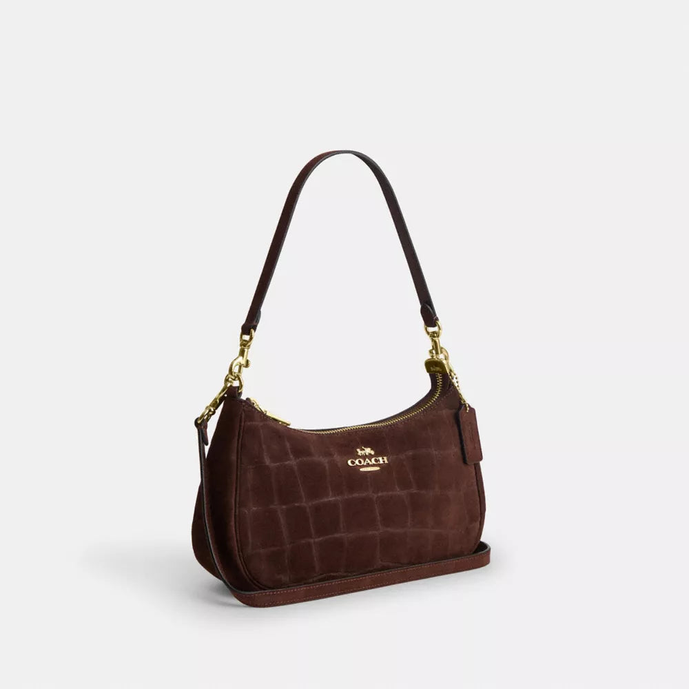 Soft Teri Shoulder Bag - Gold/Maple