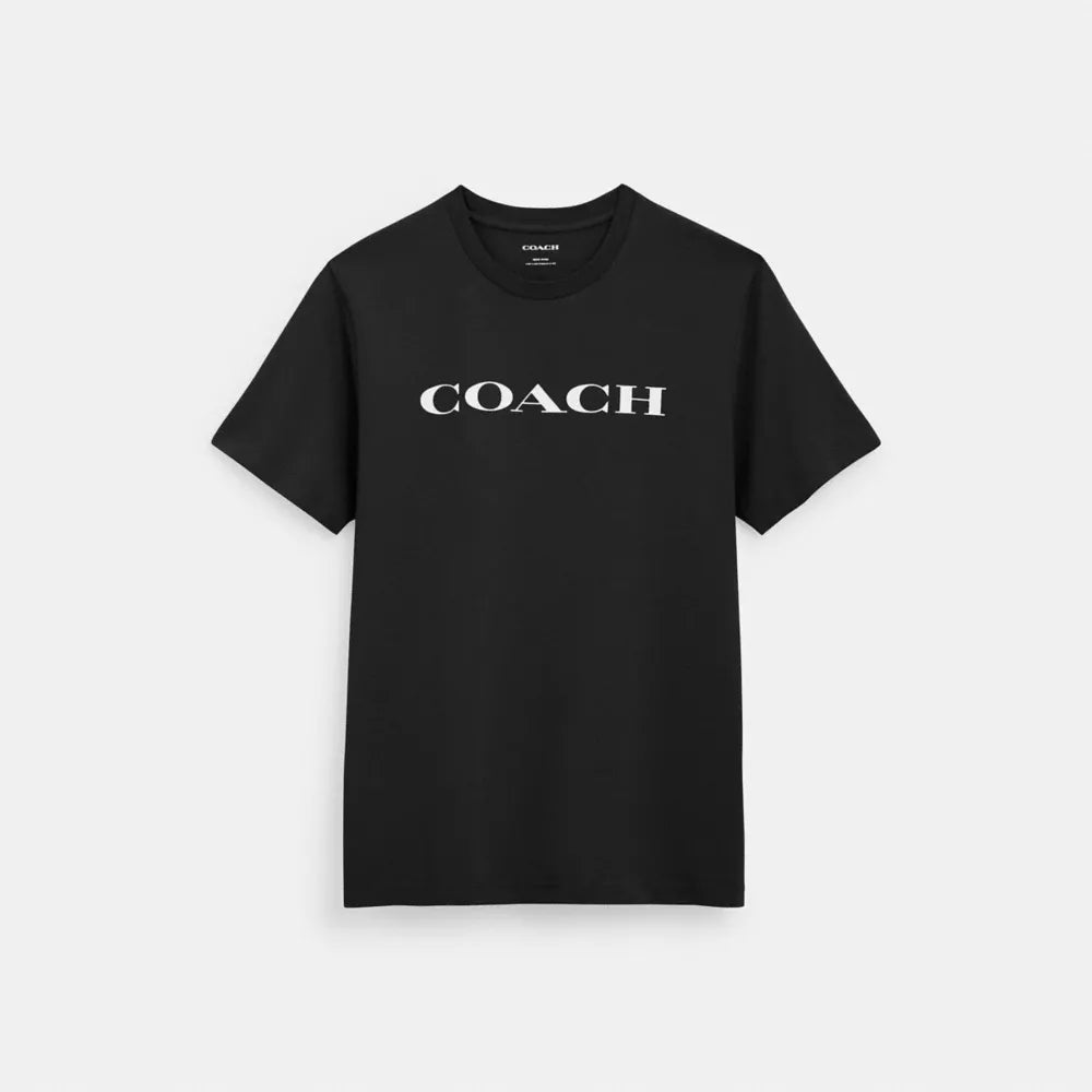 Coach T-Shirt In Organic Cotton - Black