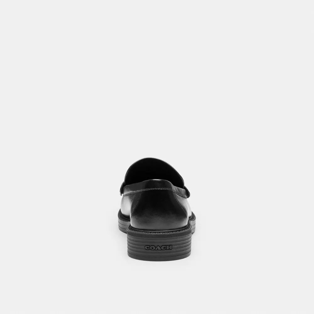 Astor Loafer - Coated Canvas/Black