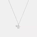 Pearl And Seashell Pendant Necklace - Silver/Pearl