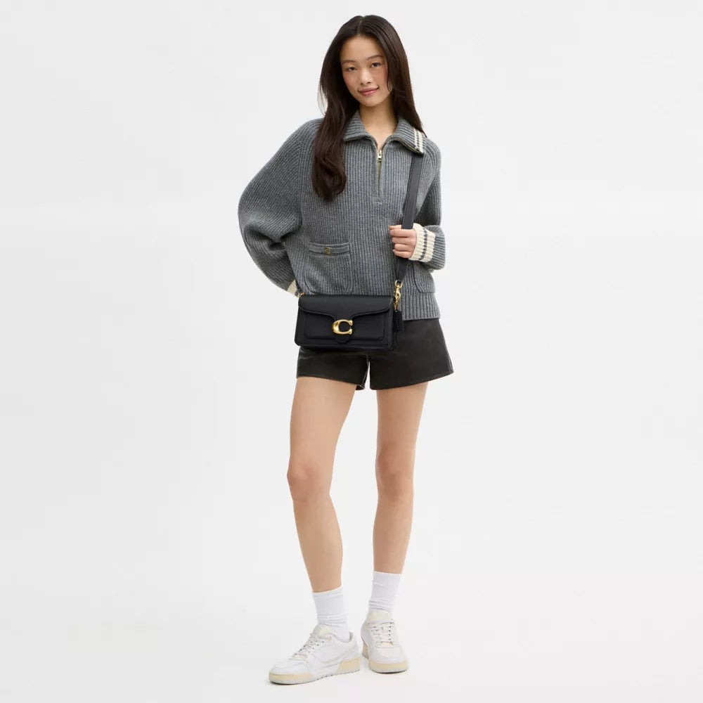 Tabby Shoulder Bag 26 - Brass/Black