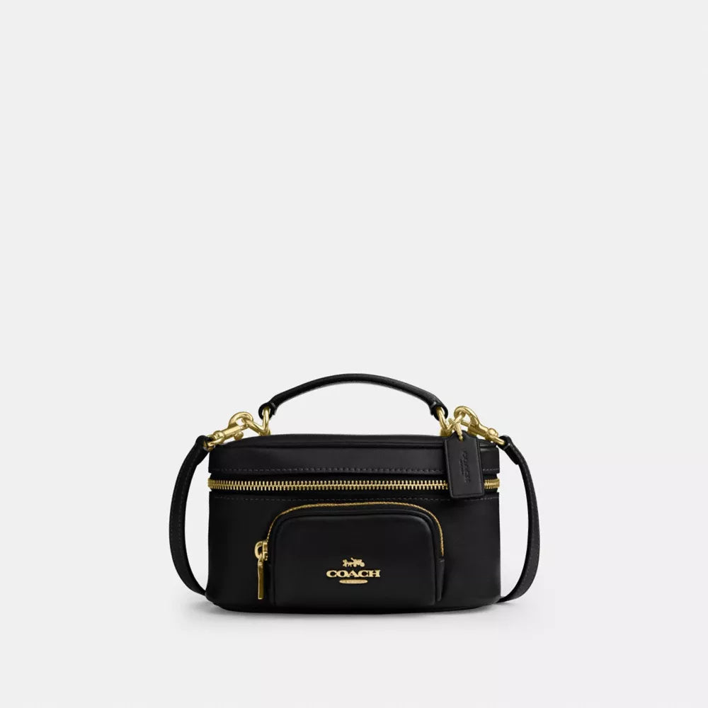 Rainer Crossbody Bag 18 With Pocket - Gold/Black