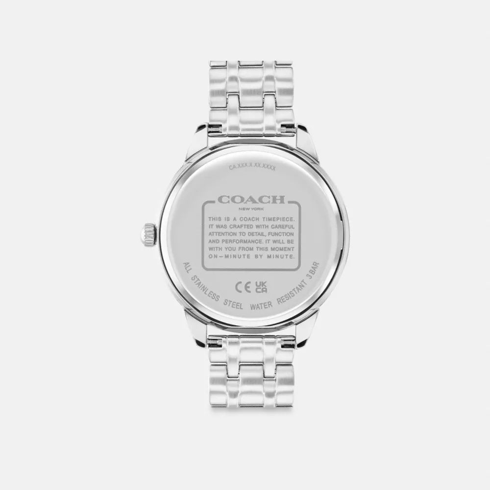 Olivia Watch, 36MM - Stainless Steel