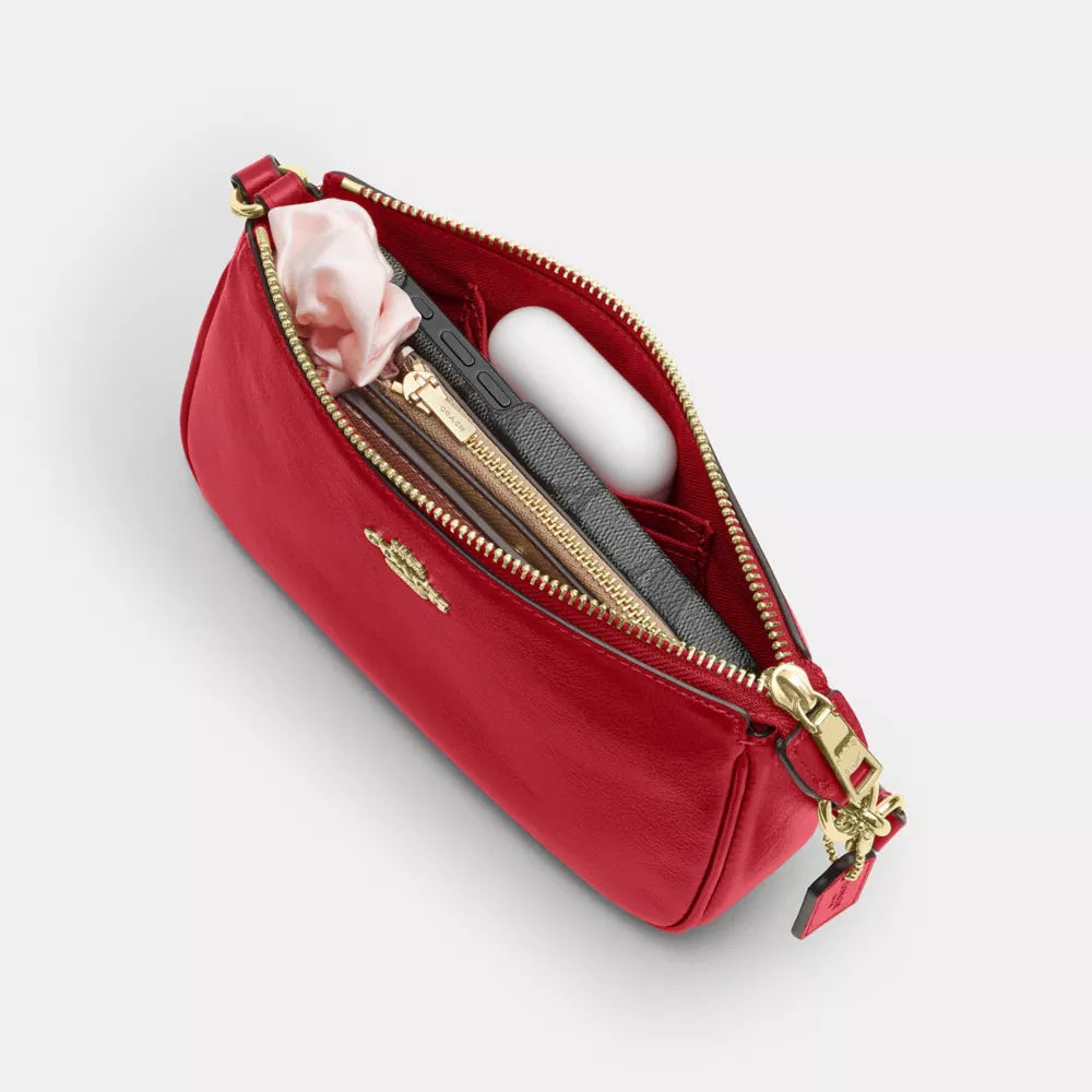 Nolita 19 - Crinkle Leather/Gold/Poppy