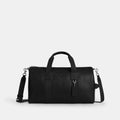 Explorer Duffle Bag 45 - Pebbled Leather/Silver/Black
