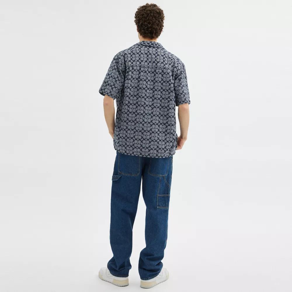 Signature Camp Shirt - Navy