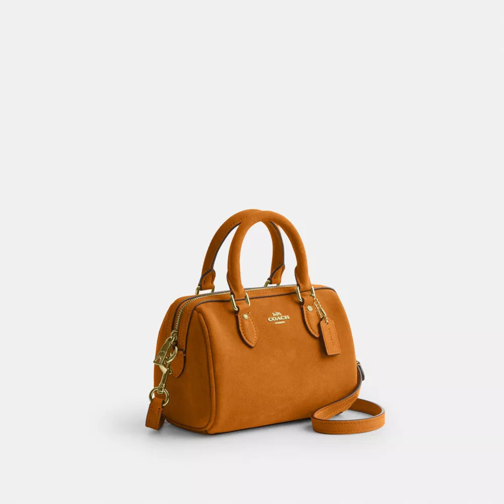 Mini Rowan Crossbody Bag - Gold/Marigold