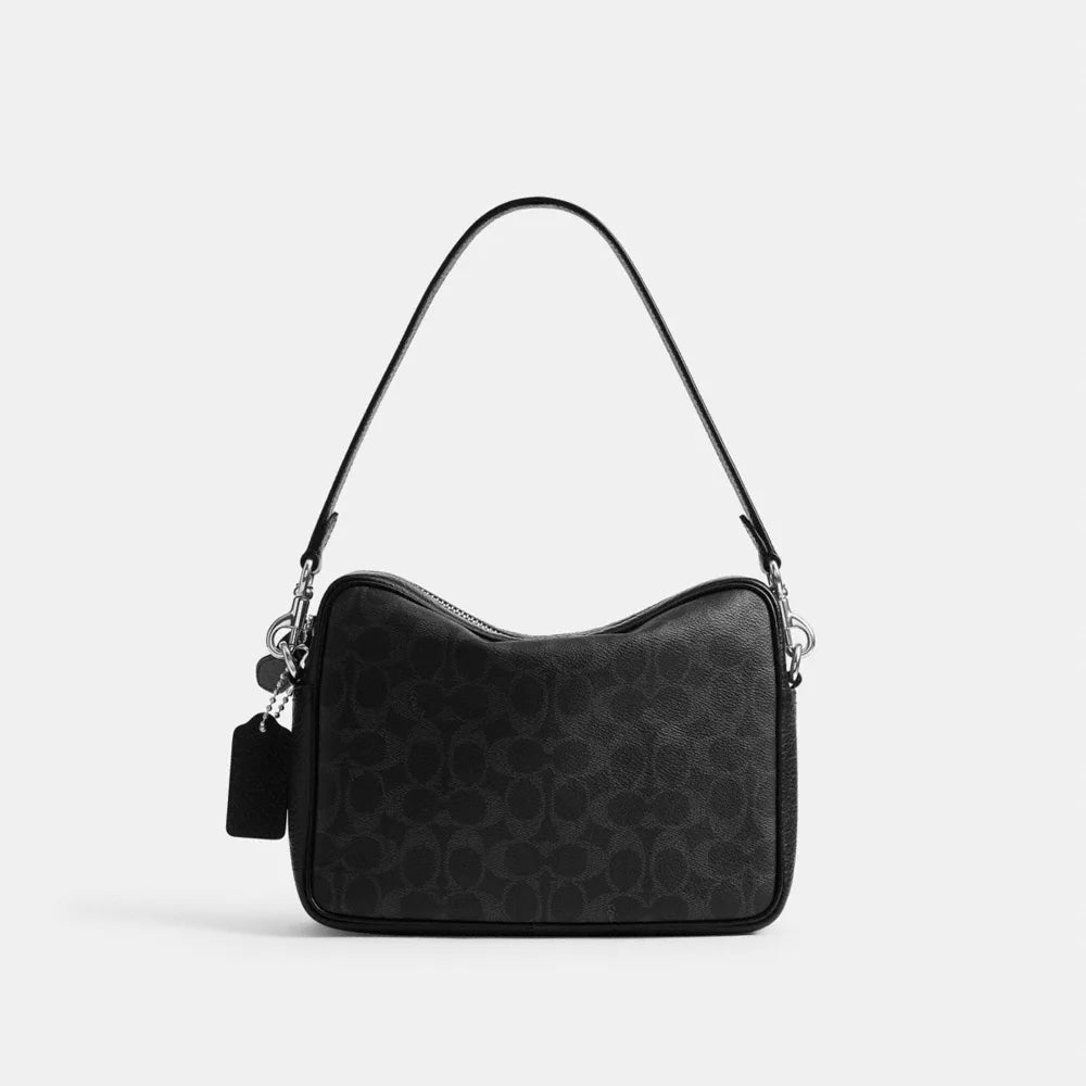 Dakota Crossbody Bag In Signature UpcraftedLeather - Black Signature