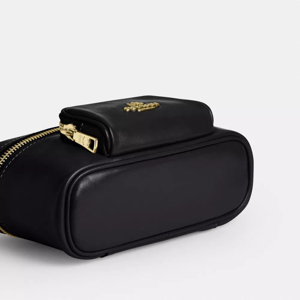 Rainer Crossbody Bag 18 With Pocket - Gold/Black
