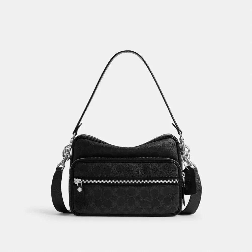 Dakota Crossbody Bag In Signature UpcraftedLeather - Black Signature