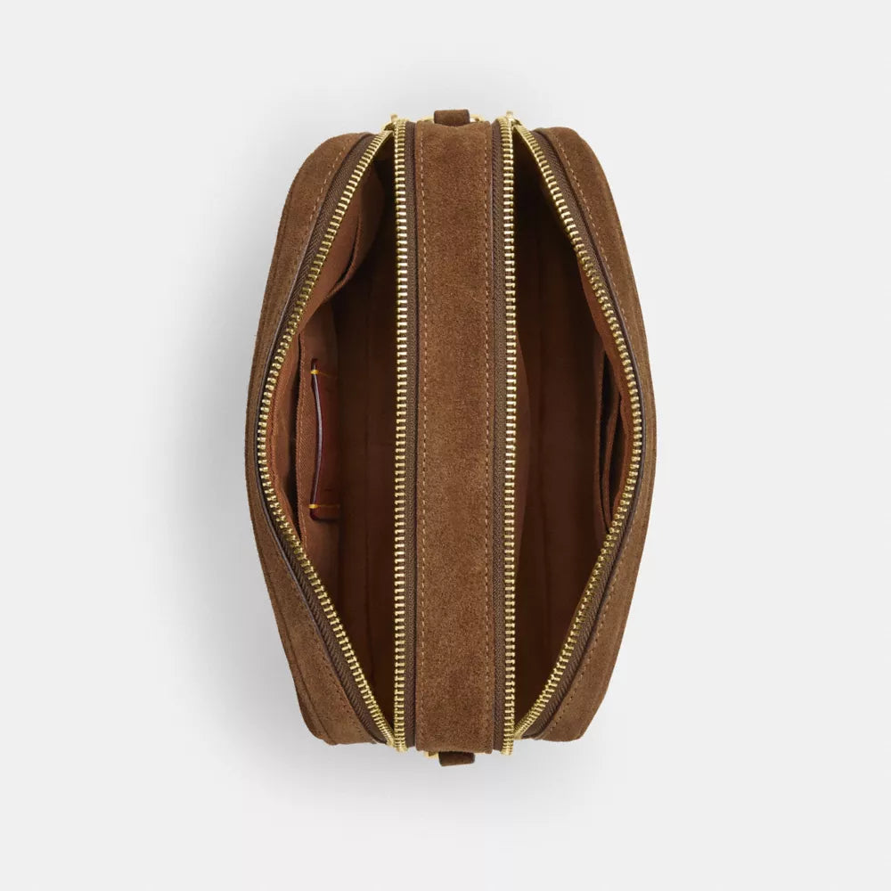 Carey Crossbody Bag - Suede/Im/Cedar