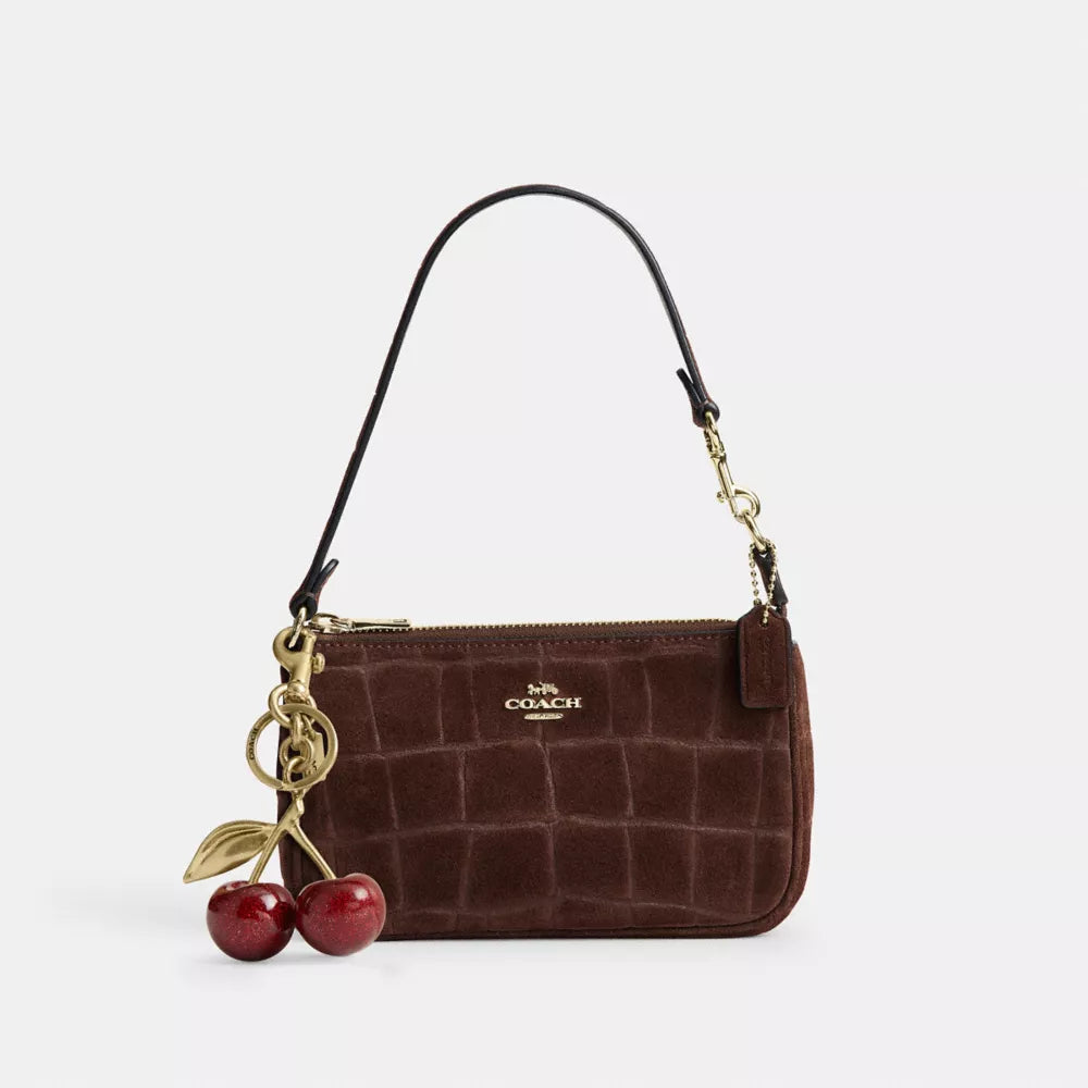 Nolita 19 - Embossed Crocodile/Gold/Maple