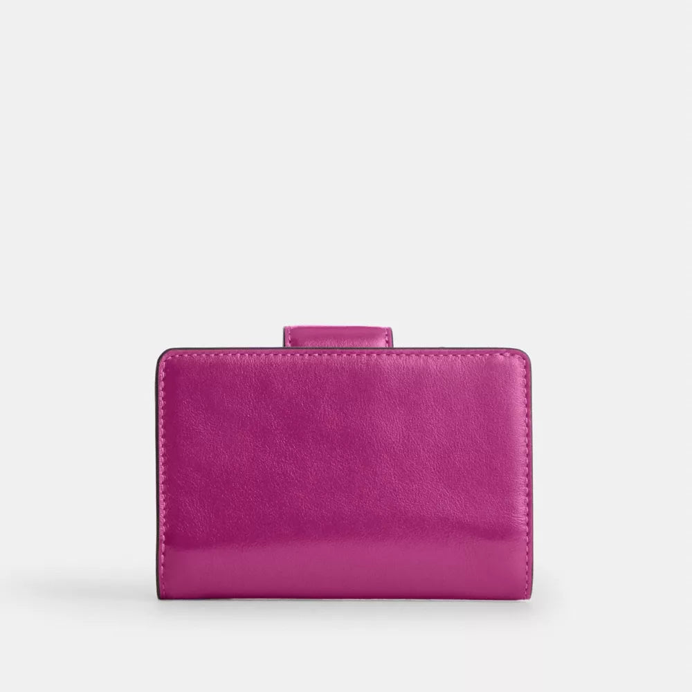 Medium Corner Zip Wallet - IM/Magenta