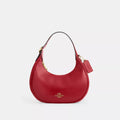 Emily Shoulder Bag - Crinkle Leather/Gold/Poppy