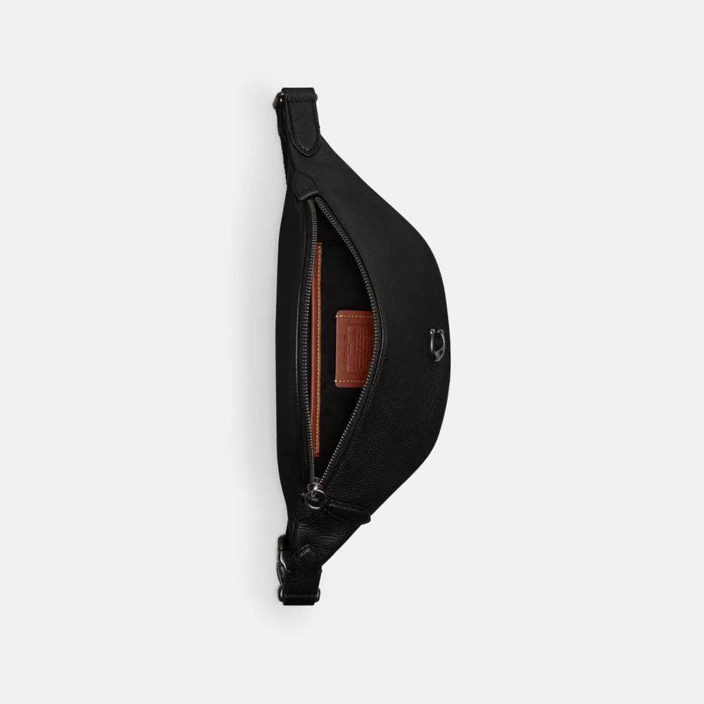 Charter Belt Bag 7 - Polished Pebble Leather/Black