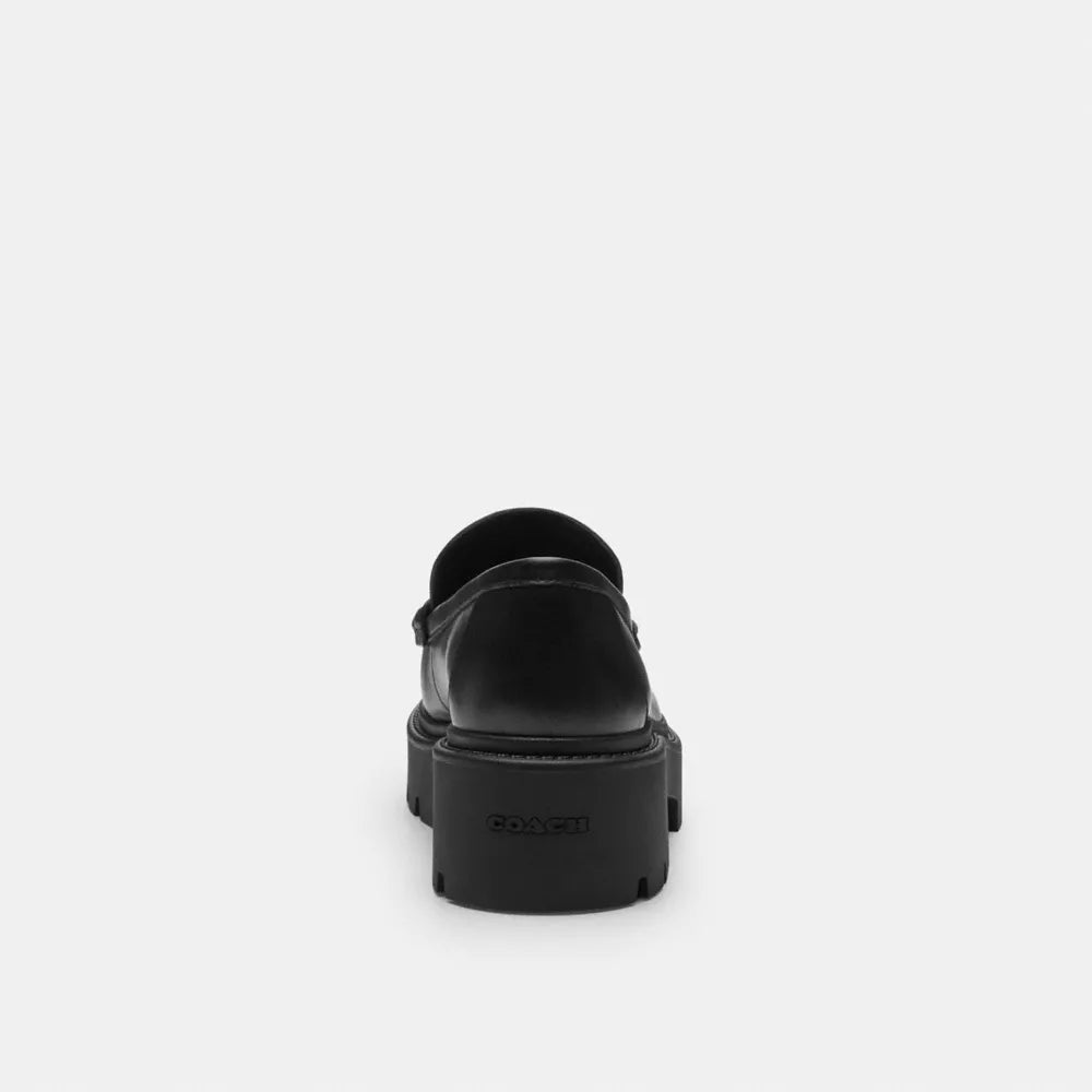 Lucy Loafer - Coated Canvas/Black