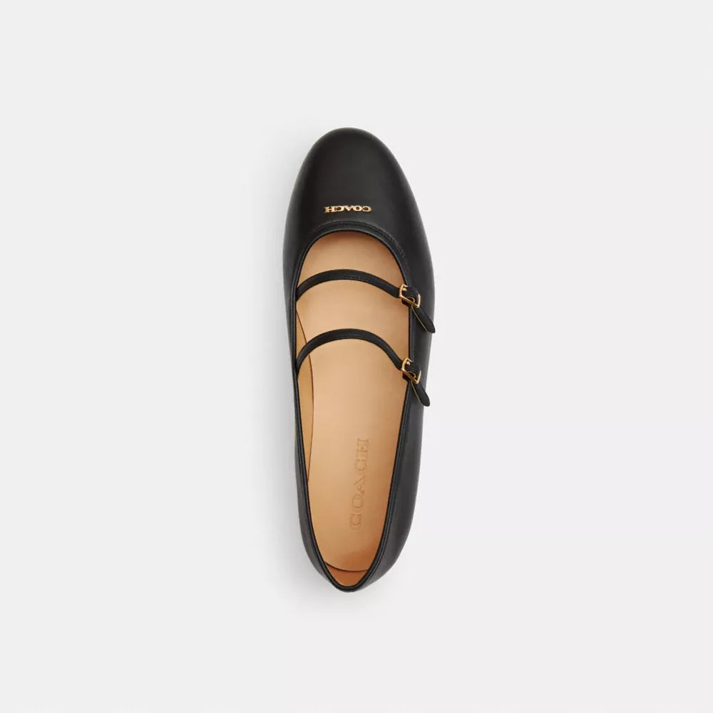 Double Buckle Mary Jane - Black