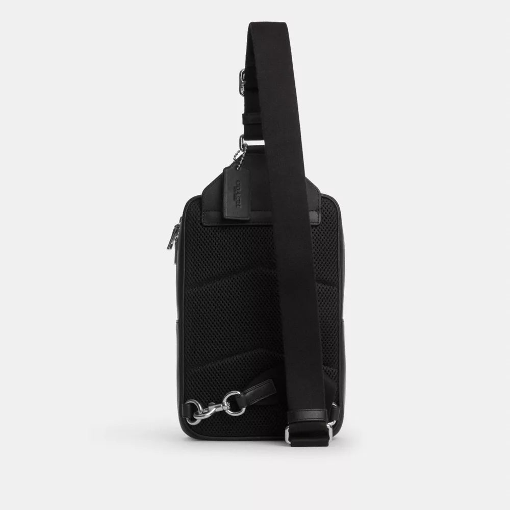 Ray Pack 17 In Signature Canvas - Signature Canvas/Silver/Black Signature