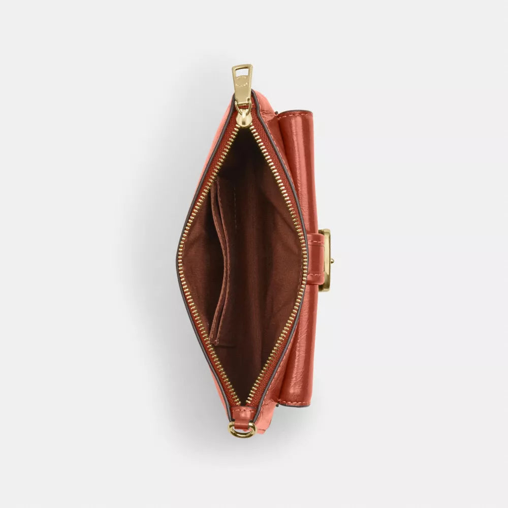 Ashton Wristlet - Gold/Cinnamon