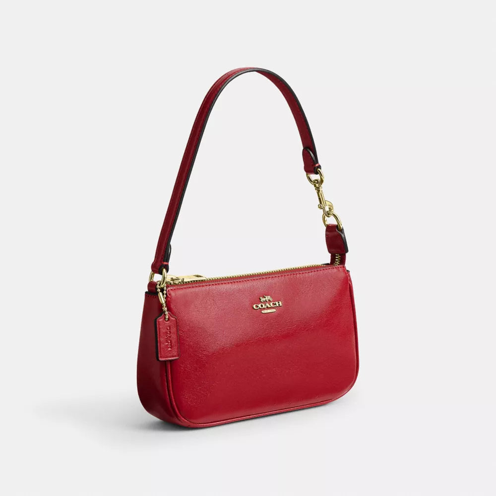 Nolita 19 - Crinkle Leather/Gold/Poppy