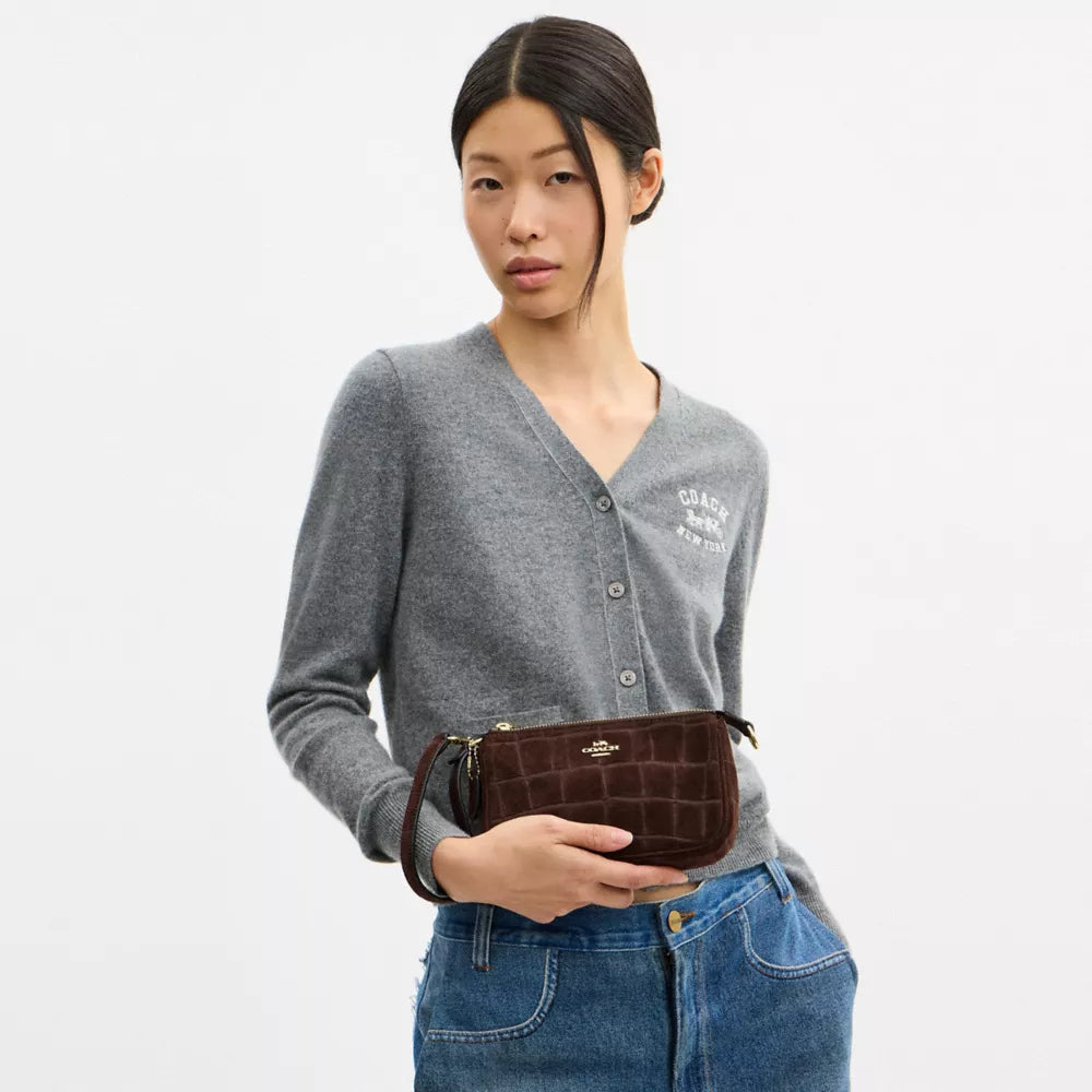 Nolita 19 - Embossed Crocodile/Gold/Maple