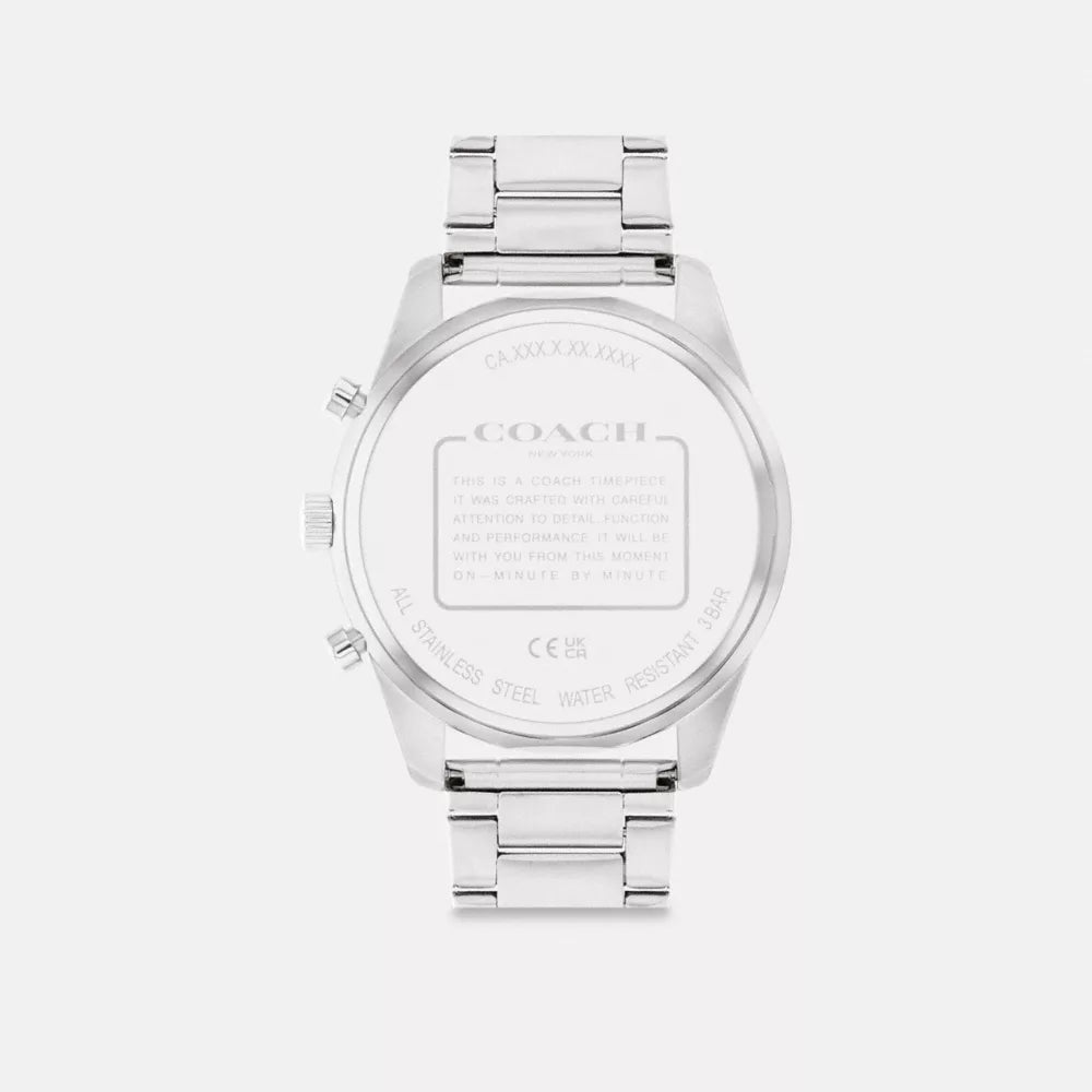 Cole Watch, 44MM - Stainless Steel