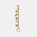 Motif Chain Bag Charm - Metal/Brass/Multi