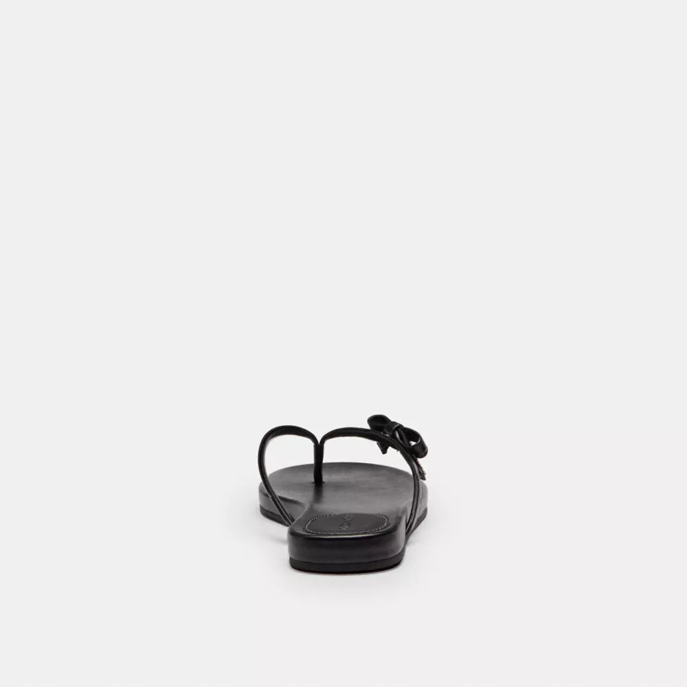 Bow Flip Flop - Black
