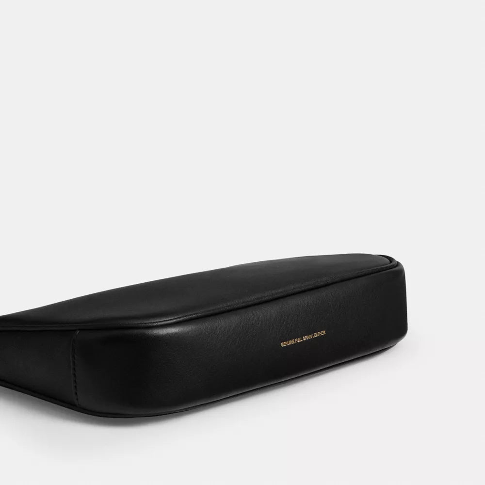 Plaza Bag - Smooth Leather/Brass/Black