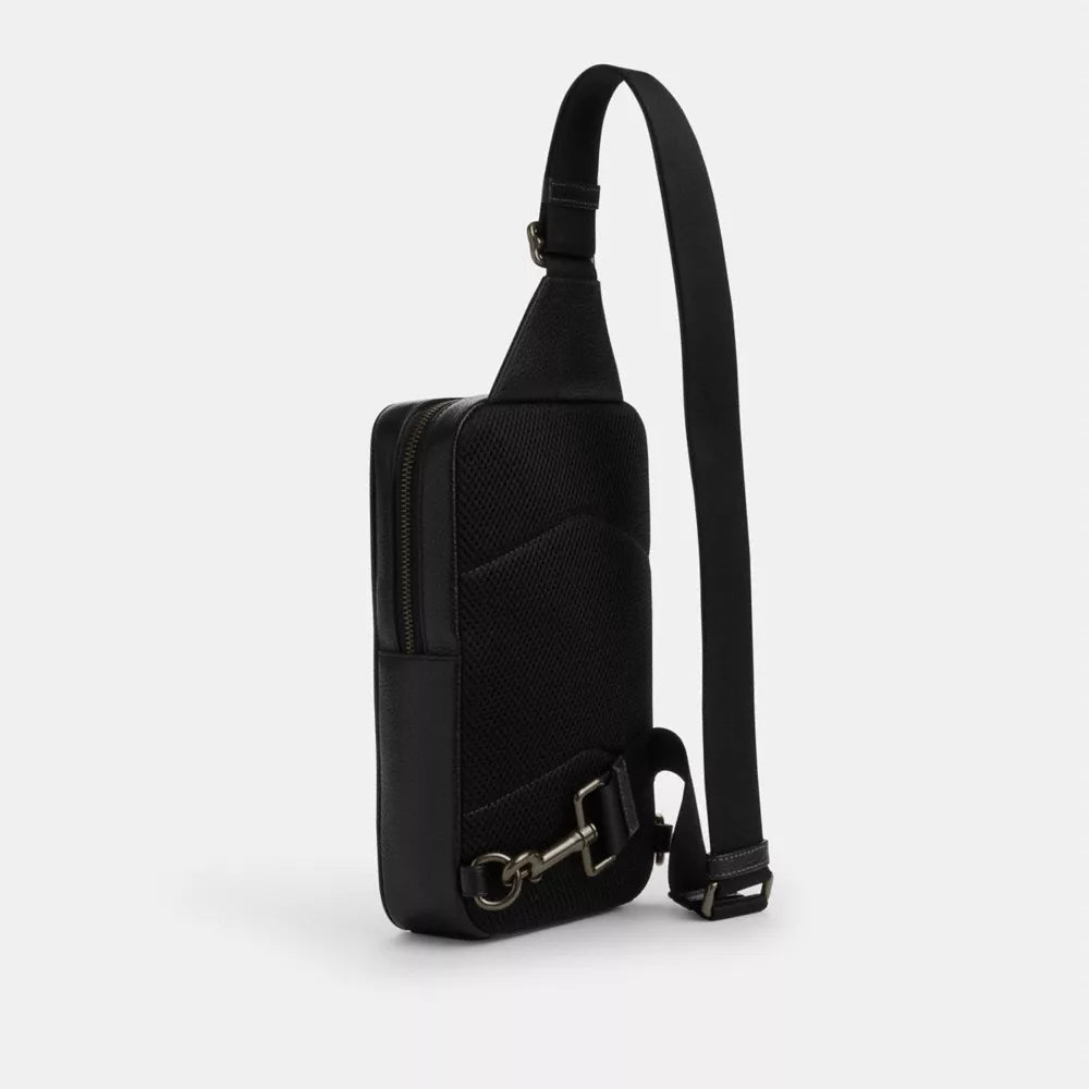 Sullivan Pack In Signature Canvas - Signature Canvas/Gunmetal/Charcoal/Black