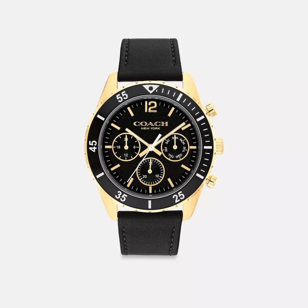 Cole Watch, 44MM - Black